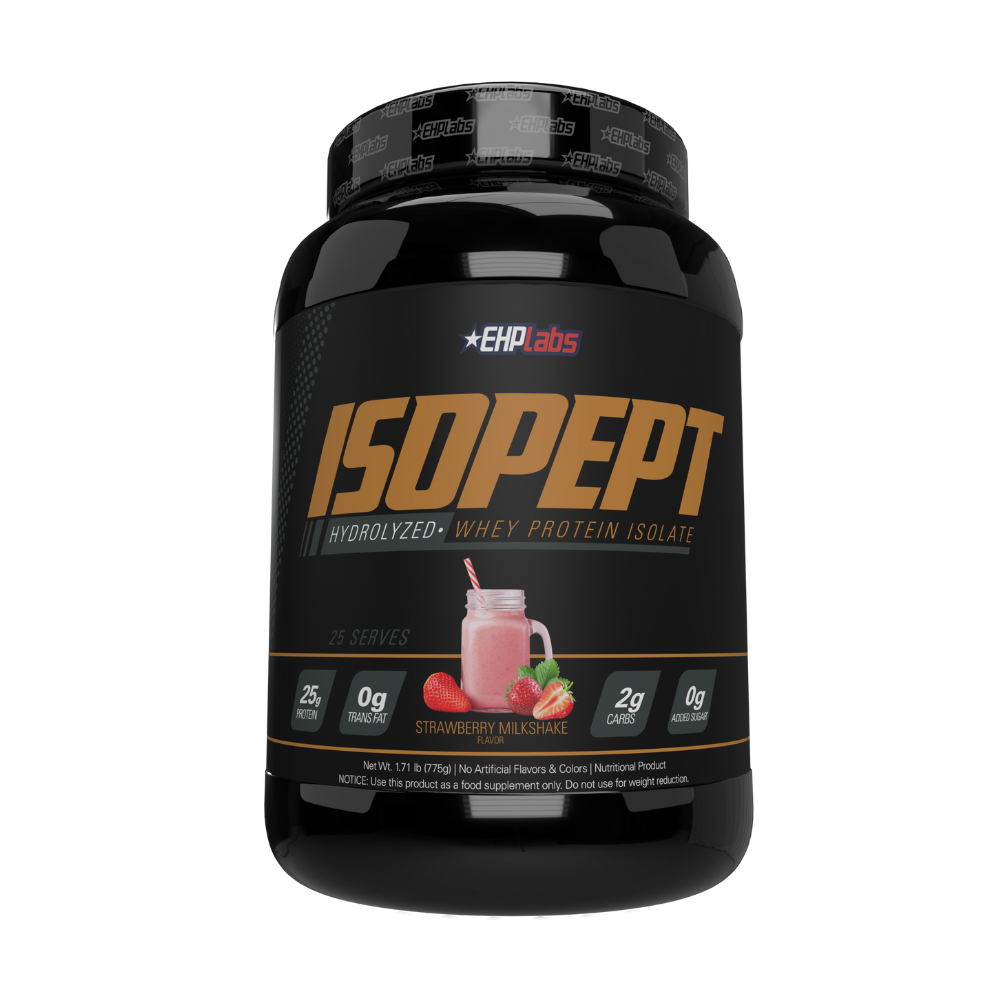 ISOPEPT Hydrolyzed Whey Protein - 27 Serves | Strawberry Milkshake