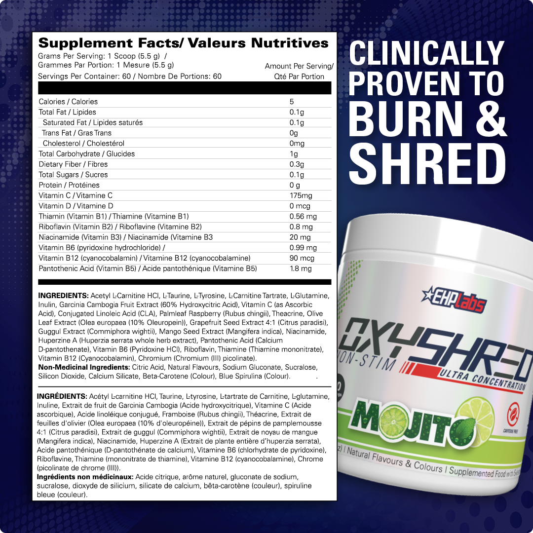 Buy OxyShred | Non-Stim by EHPlabs online - EHPlabs Canada