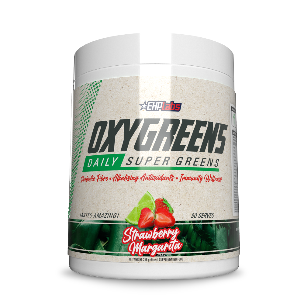 OxyGreens - Daily Super Greens Powder - 30 Serves | Strawberry Margarita