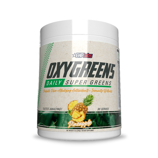 OxyGreens - Daily Super Greens Powder - 30 Serves - Pineapple