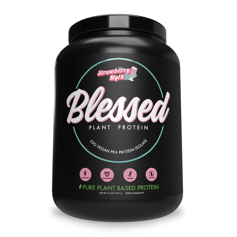 Blessed Plant-Based Protein - 30 Serves | Strawberry Mylk